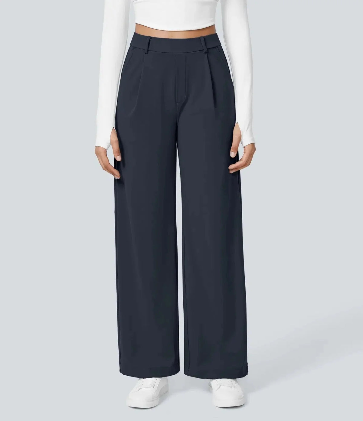 Isla Tailored Wide-Leg Trousers